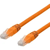 Deltaco – U/UTP Cat6a laitekaapeli, 2m, 500MHz, LSZH, oranssi (TP-62ORAU)