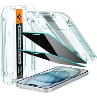 Spigen Glas.TR iPhone 15 Plus 6.7" "EZ FIT" 2 pcs privacy toughening glass AGL06885 (AGL06885)