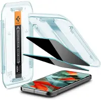 Spigen GLAS.tR EZ Fit, Google, Pixel 9 Pro XL, Naarmuuntumisenkestävä, musta, 2 kpl