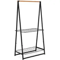 Brabantia Vaateteline hyllyillä, Musta