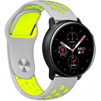 CaseOnline EBN-rannekoru Samsung Galaxy Watch Active 2 - harmaa / keltainen