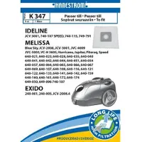 Hanestroem – Vacuum cleaner bags K347 fits: MELISSA 640-021, 640-023, 640-028, 640-035