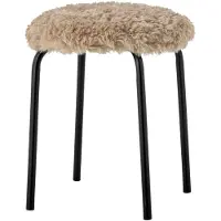 Bloomingville Linard Stool - Brown - Ø 43 CM