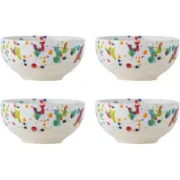 Bloomingville Freckles kulho 4-pack Ø11,5 cm Punainen