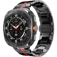 INF Musta ja punainen ranneke Samsung Watch 7 Ultra (47 mm) -kellolle