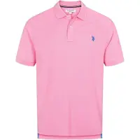 U.S. POLO ASSN. Paita 'UMALFRED' sininen / vaaleanpunainen