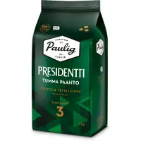 Paulig Presidentti Tumma Paahto 1kg kahvipapu