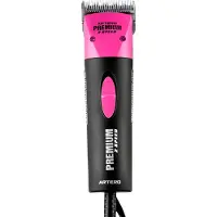 Artero Premium 2 - Speed Clipper 25W - ammattilaiskäyttöön tarkoitettu kaksinopeuksinen lemmikkien trimmauskone terällä - pinkki