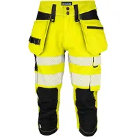 Projob 6577 Caprihousut En Iso 20471 Luokka 2/1 - Black/Yellow - D84