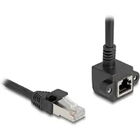 DeLOCK 81099, 3 m, Cat6, F/UTP (FTP), RJ-45, RJ-45, Musta