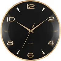 Karlsson seinäkello Sienna Glow black KA6017BK