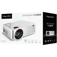 Kruger & Matz Projektori LED Full HD USB 5000 lm 150" kaukosäädin Kruger&Matz V-LED20