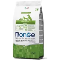 Monge Dry Dog Natural Superpremium Spec. Line All Breeds Adult kuivaruoka koirille kaninlihalla, 2,5 kg