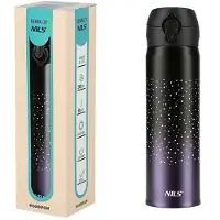 NILS Termos 500 ml Musta-Violetti