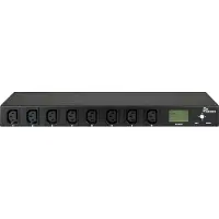 Inter-Tech PDU SA-0816, Hallittu, Ohjattu, Musta, 8 AC-pistorasia(a), C13 liitin, C20 liitin, TCP/IP, UDP, HTTP, HTTPs, DHCP, SNMP, Mail (88887393)