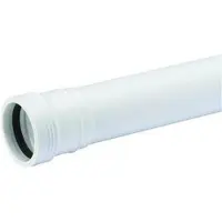 Wavin Wafix pp pipe with sleeve 32 x 2000 mm white