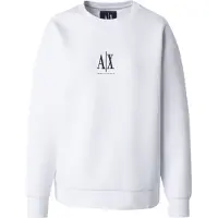 Armani Exchange for woman. XW000821AF10818U0002 Crewneck sweatshirt white (XS), Casual, Sport, Cotton, Multisport