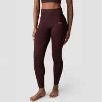 ICANIWILL Soft Seamless Tights Burgundy Melange