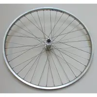 Rigida Etupyörä 26" MTB,ZAC19 hopeinen vanne