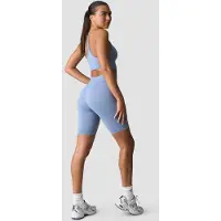 ICANIWILL Define Seamless V-shape Biker Shorts Metal Blue