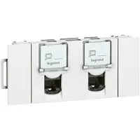 Legrand Rj45x2 c6 ftp -liitinmosaiikki pistorasia