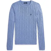 Ralph Lauren for woman. 211971869009 Cotton jumper in blue eights knitted jersey (M), Casual