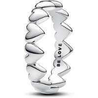 Pandora Moments sydänrivisormus hopea 193427C00-50