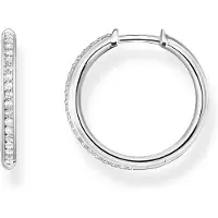 Thomas Sabo korvarenkaat white stones pavé silver CR673-051-14