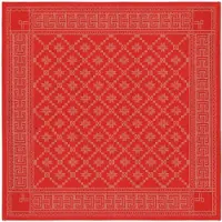 Ekelund - Åttebladrose Pöytäliina 80x80 cm Punainen