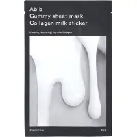 Abib Gummy Sheet Mask Collagen Milk Sticker Kasvonaamio 1 kpl