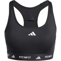 Adidas Urheilurintaliivit 'TECHFIT' musta / valkoinen