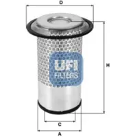 Ufi Ilmansuodatin 27.555.00