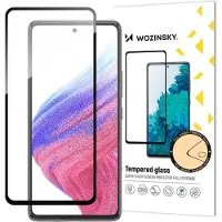Wozinsky Full Glue -karkaistu lasi Samsung Galaxy A54 5G 9H koko näytön karkaistu lasi mustalla kehyksellä
