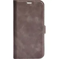 Essentials – iPhone 13 Mini leather wallet, detachable, Grey (1110567)
