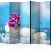 Artgeist Pink Orchid And White Zen Stones 5-osainen sermi