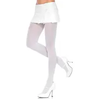 Leg avenue Nylon Opaque Pantyhose White