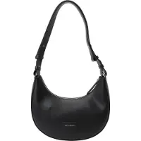 Karl Lagerfeld Circle Olkalaukku Nahka 28 cm Musta