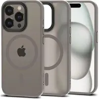 Tech-Protect iPhone 15 Pro Magmat Kotelo - MagSafe-yhteensopiva - Matta Titaani
