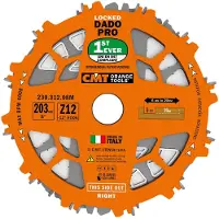 Cmt Urajyrsin ''dado''-levy 230; 203x30x12; -12°