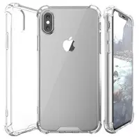 Mtp Products Scratch-Resistant iPhone X / iPhone XS Hybrid Suojakuori - Läpinäkyvä