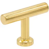 Beslag Design Viva T Nuppi Kiillotettu - Nupit ja ovenkahvat Messinki Polished Brass - 304400-11