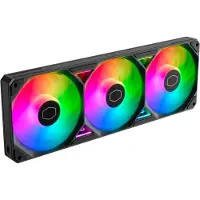 Cooler Master SickleFlow Edge 360 ARGB, Tuuletin, 12 cm, 690 RPM, 2500 RPM, 322,8 m³/h, Musta (MFX-B2DN-25TP2-R1)
