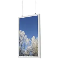 Hi Nd - mounting kit - for LCD-näyttö - portrait - Valkoinen - Max - recommended for 75"