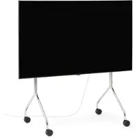 Pedestal Moon Rollin' Tv Stand Chrome - Tv-penkit ja mediakalusteet Teräs Kromi - 010 021 020