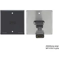 Kramer WP-H1M(WP-HDMI1M)/BE/DE(W) PASSIVE WALL PLATE - HDMI (85-0023599)