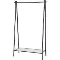 Songmics Päällysvaateteline HSR23BK 92,5 x 33,5 x 153 cm, mattamusta