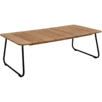 Brafab Nolli sohvapöytä 140 x 70 K45 musta/tiikki