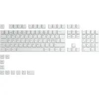 Glorious GPBT Keycaps ISO - 115 PBT Nordic-Layout - Arctic White
