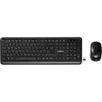 Nedis KBMCW100BKDE QWERTZ DE Hiiri ja Näppäimistö