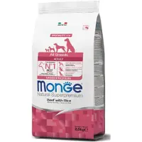 Monge Dry Dog Natural Superpremium Spec. Line All Breeds Adult kuivaruoka koirille naudanlihalla, 2,5 kg